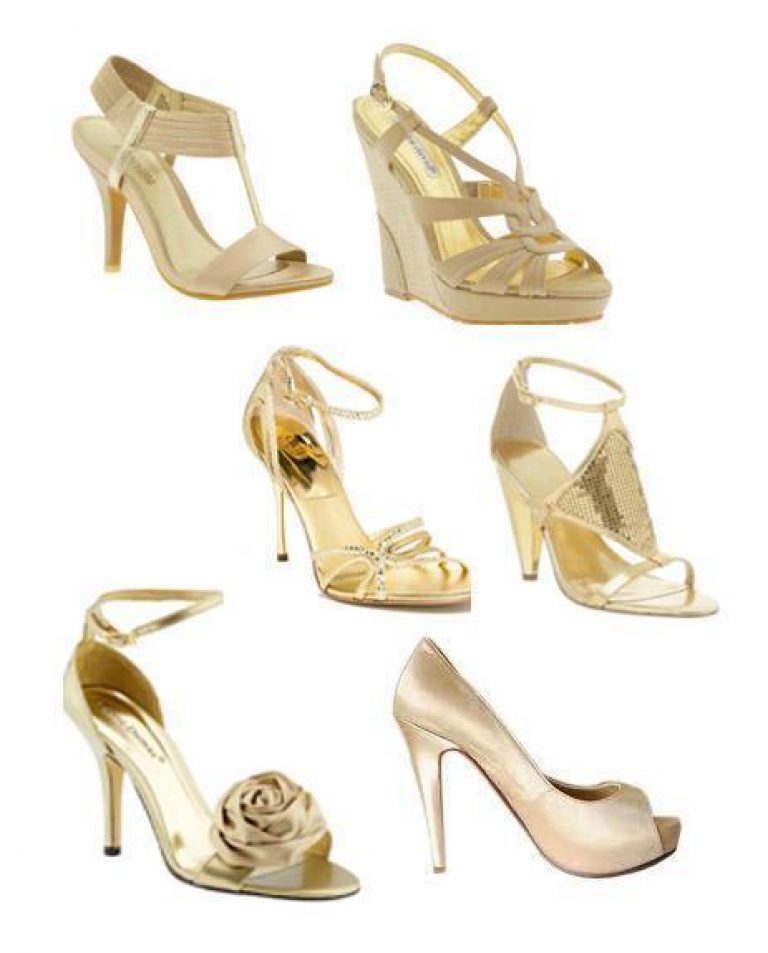 Какие Туфли Под Золотое Платье
